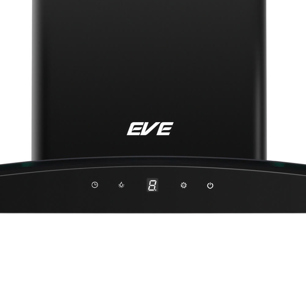 เครื่องดูดควันติดผนัง EVE HC-DIESEL-90 PLUS ขนาด 90 ซม. สีดำ